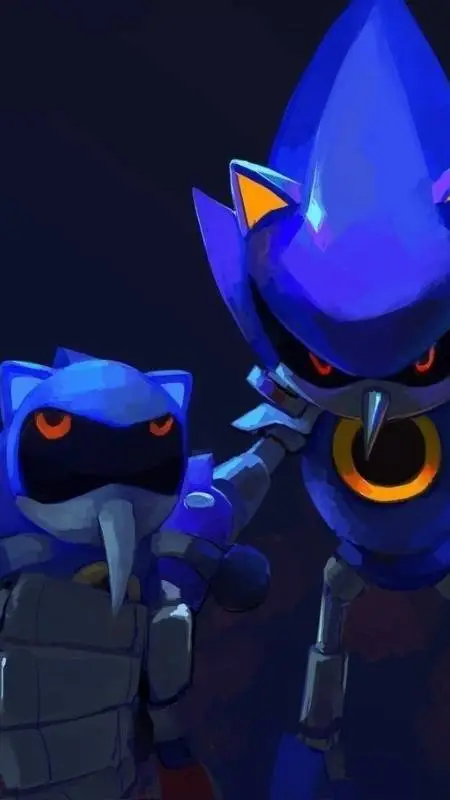 ai character: metal sonic background