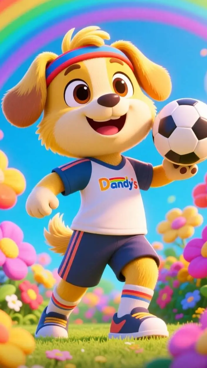 ai character: Dw and doggy!  background