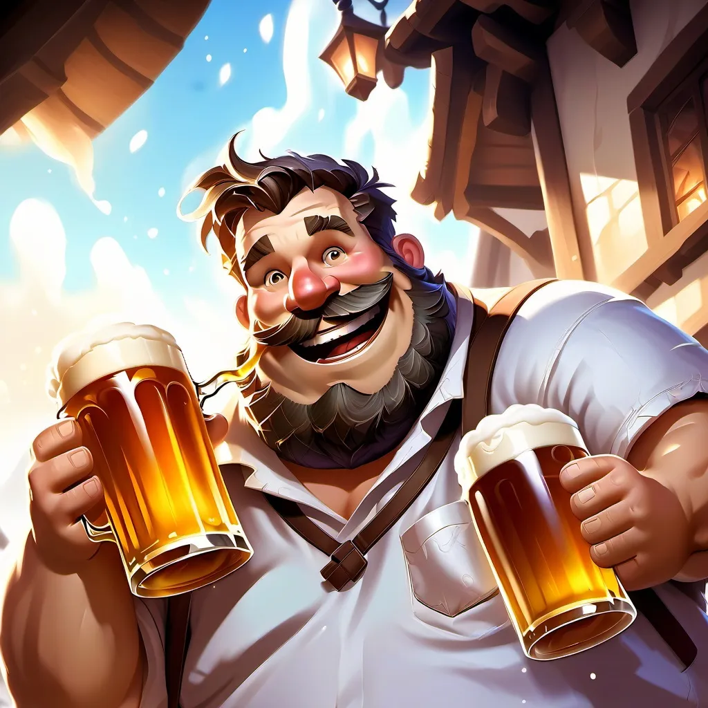 chat with ai character: beer belly 