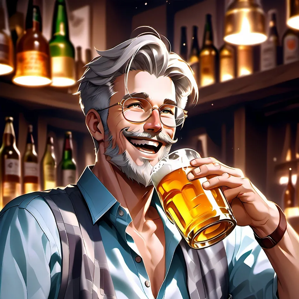 chat with ai character: beer belly 