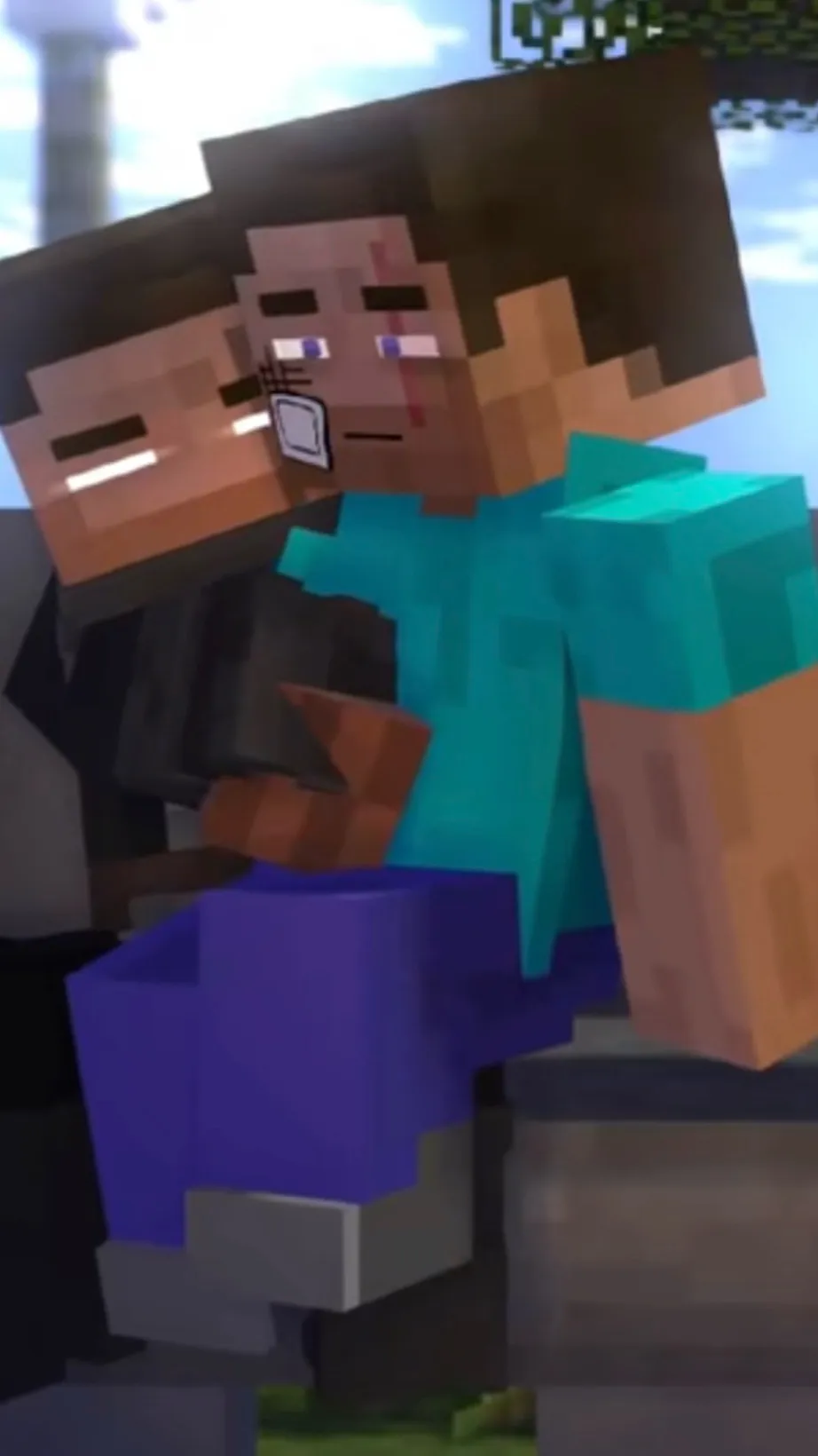 ai character: HEROBRINE  background