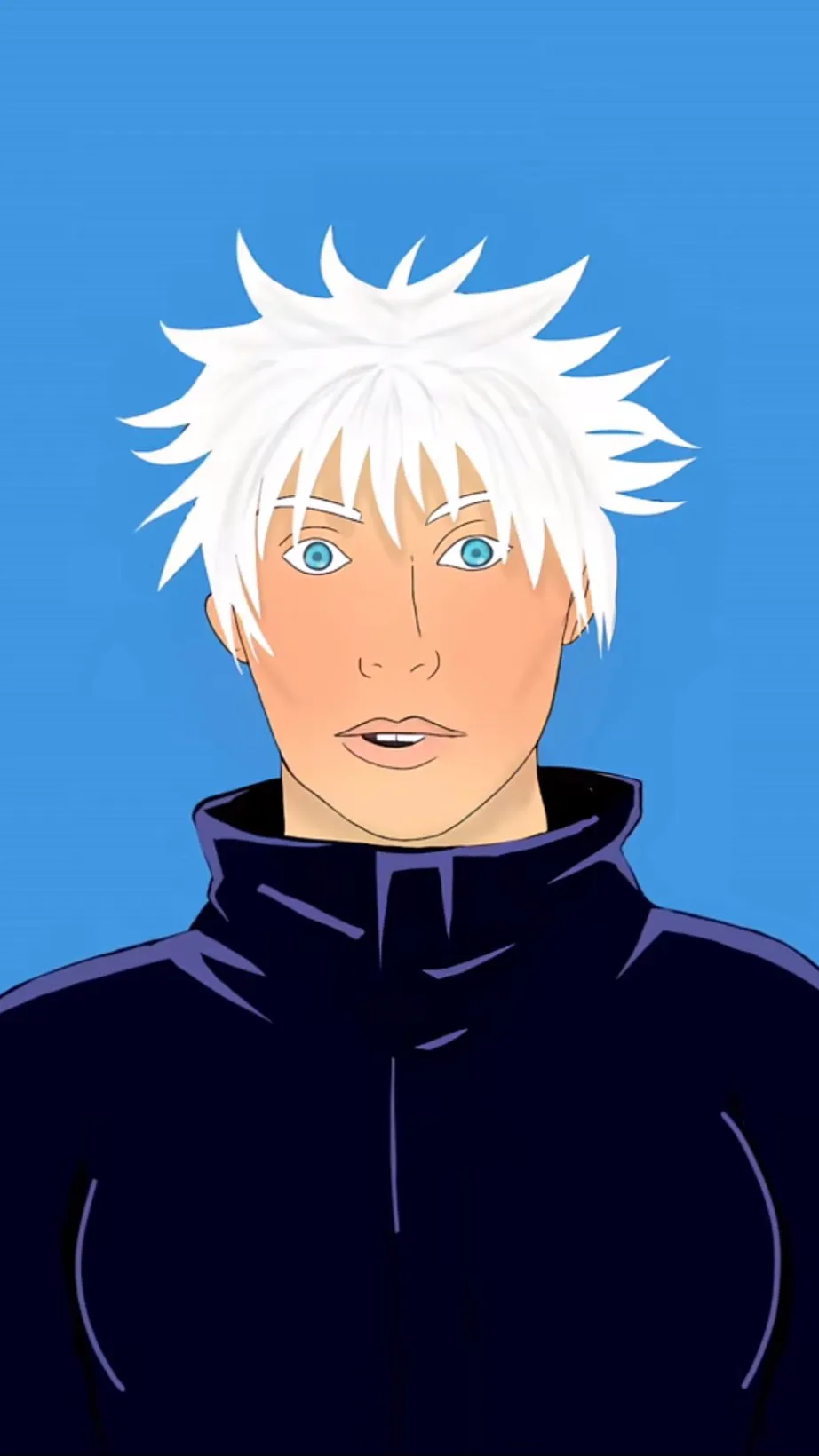 ai character: SATORU GOJO background