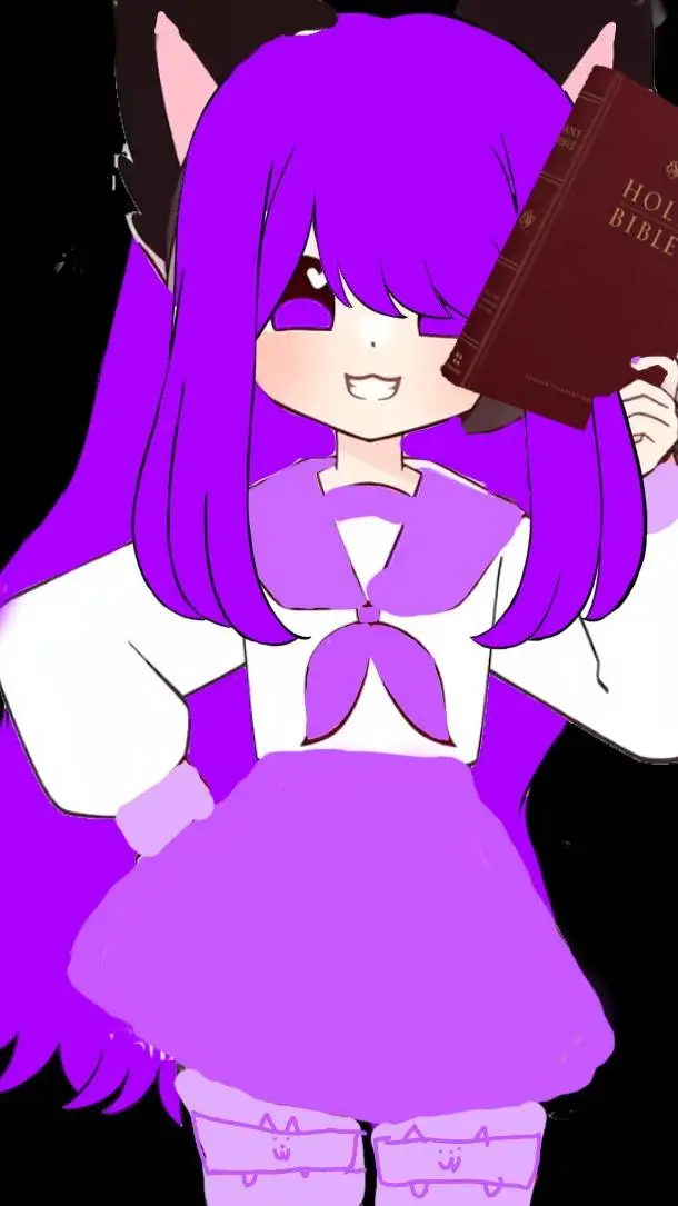 ai character: meowie  background