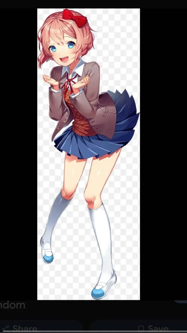ai character: Sayori background