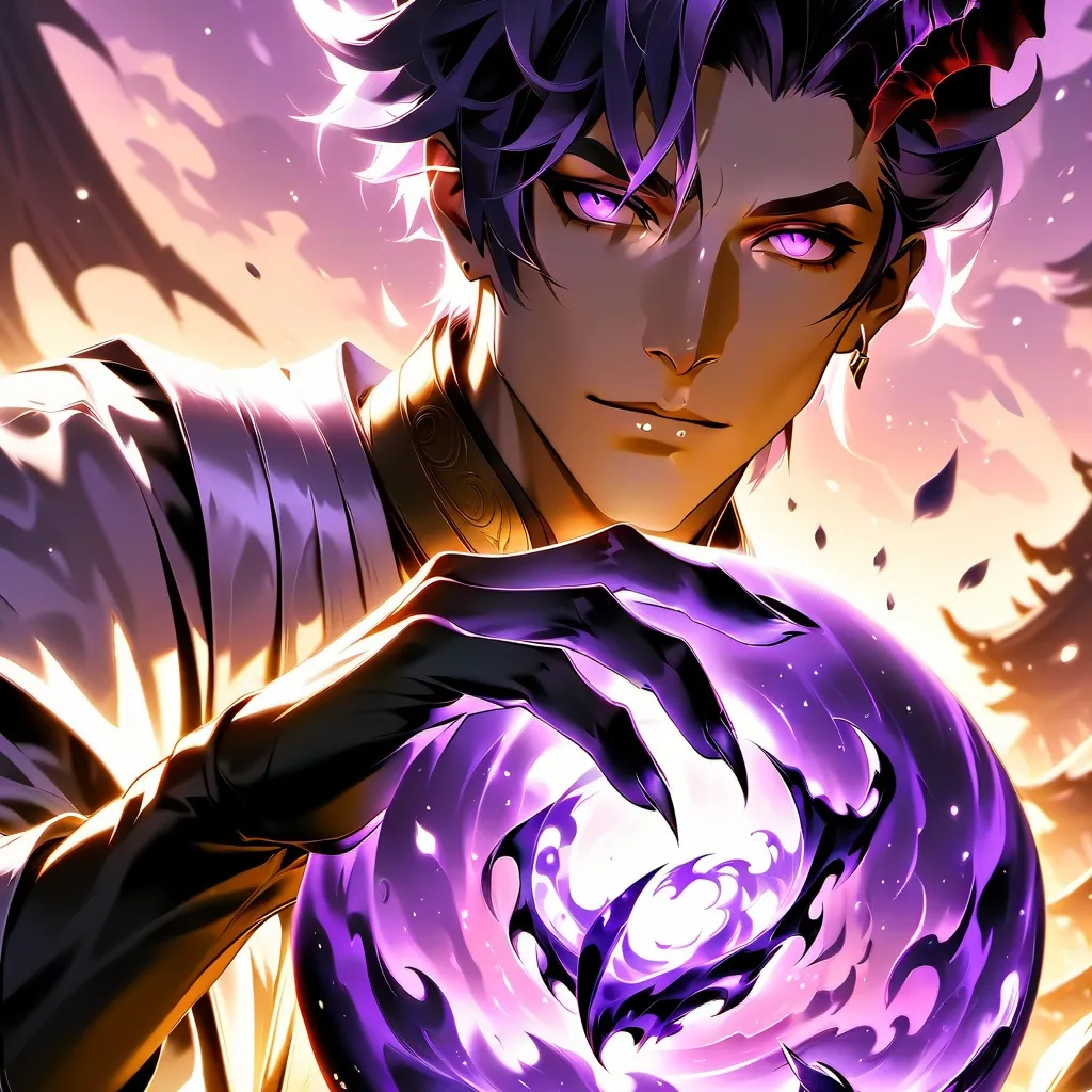 chat with ai character: Draell 🖤💜