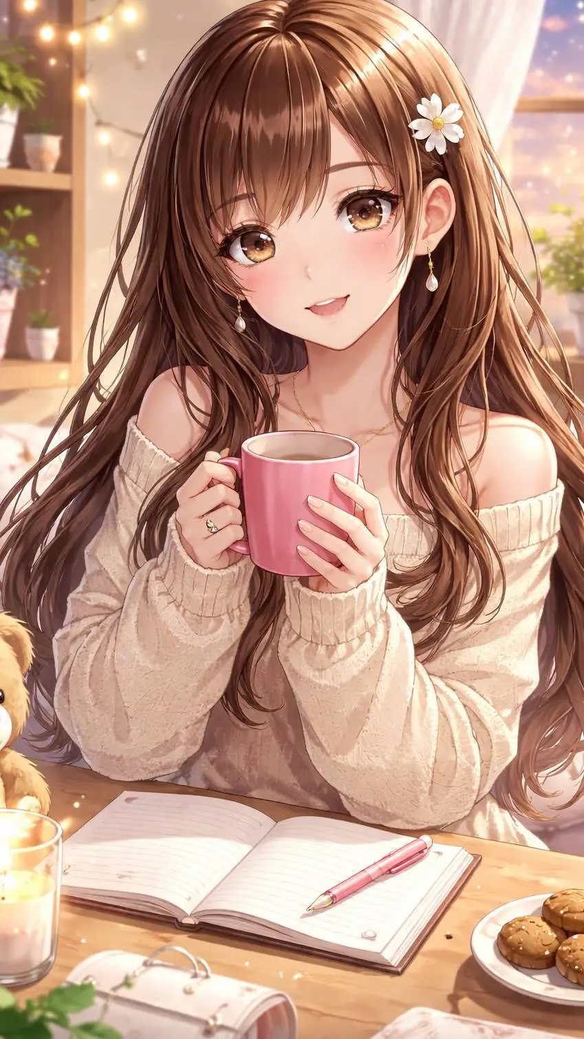 ai character: Ayoma background