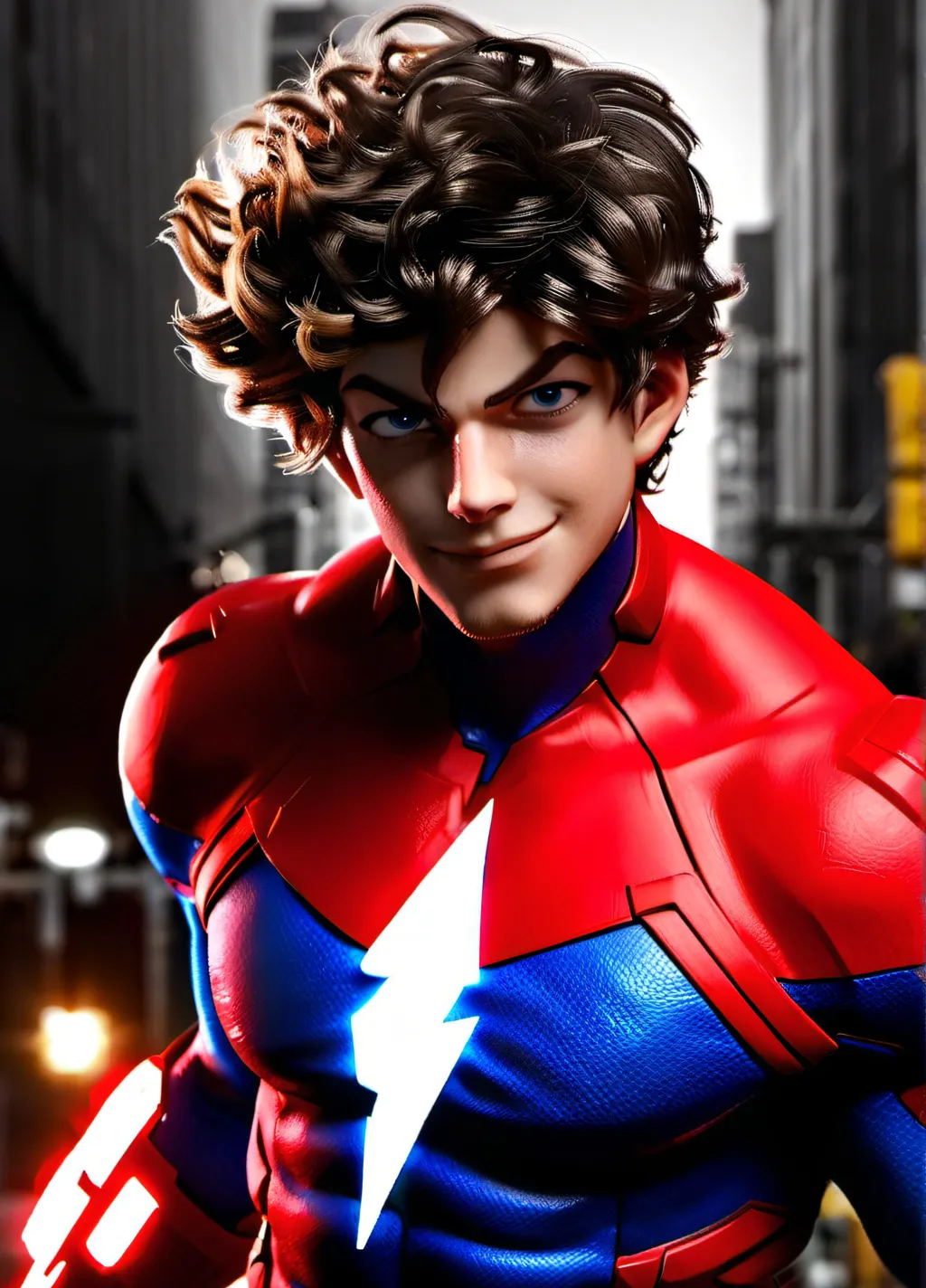 chat with ai character: Young flash