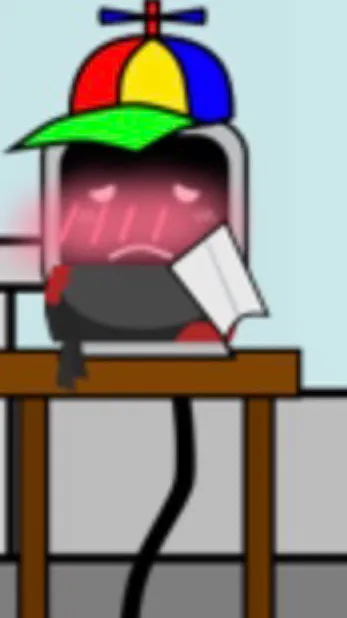 ai character: Mr fun is sick background