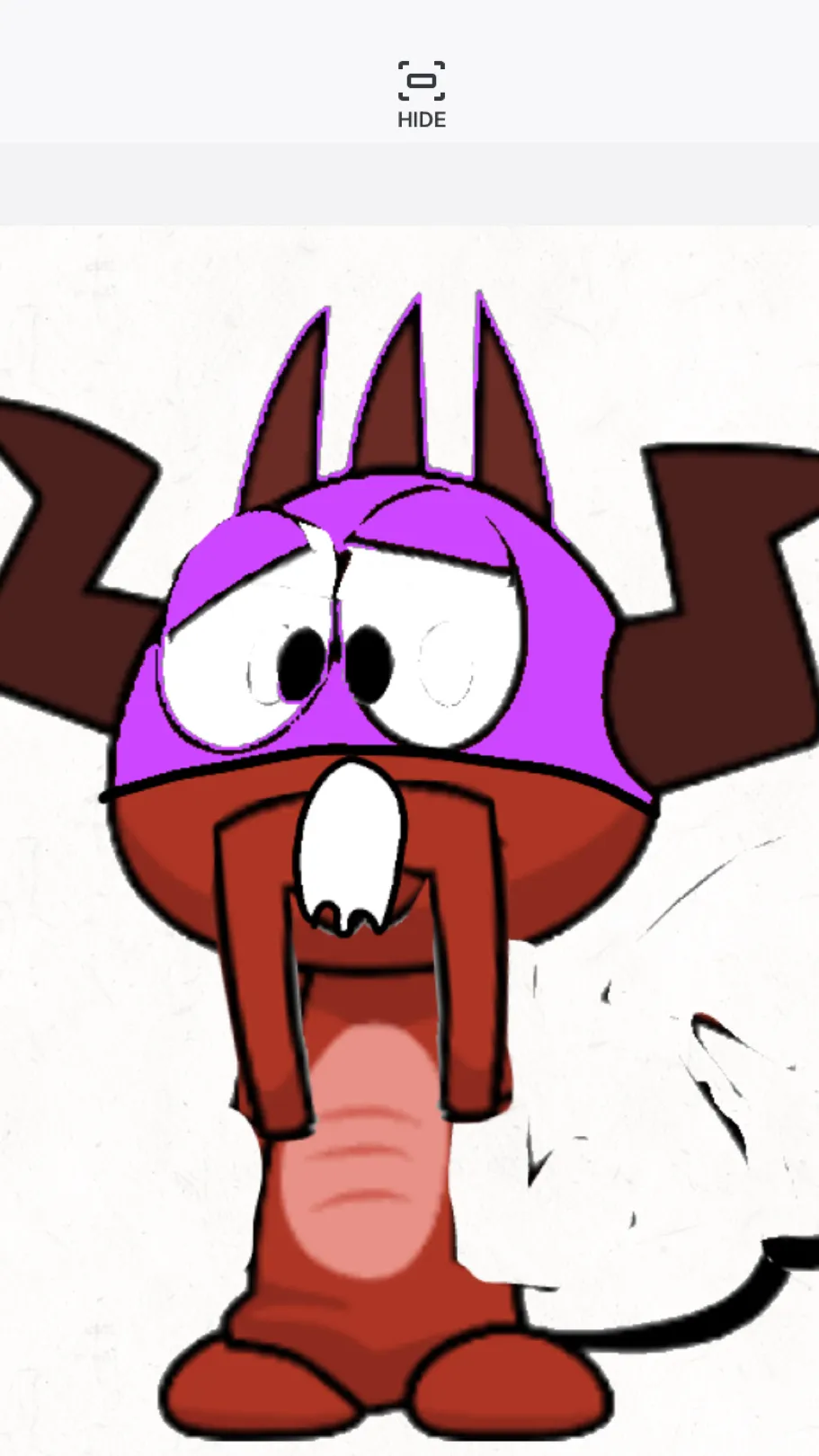 ai character: Raddy haa a fever  background
