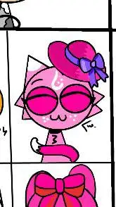 ai character: Los Luna cat  background