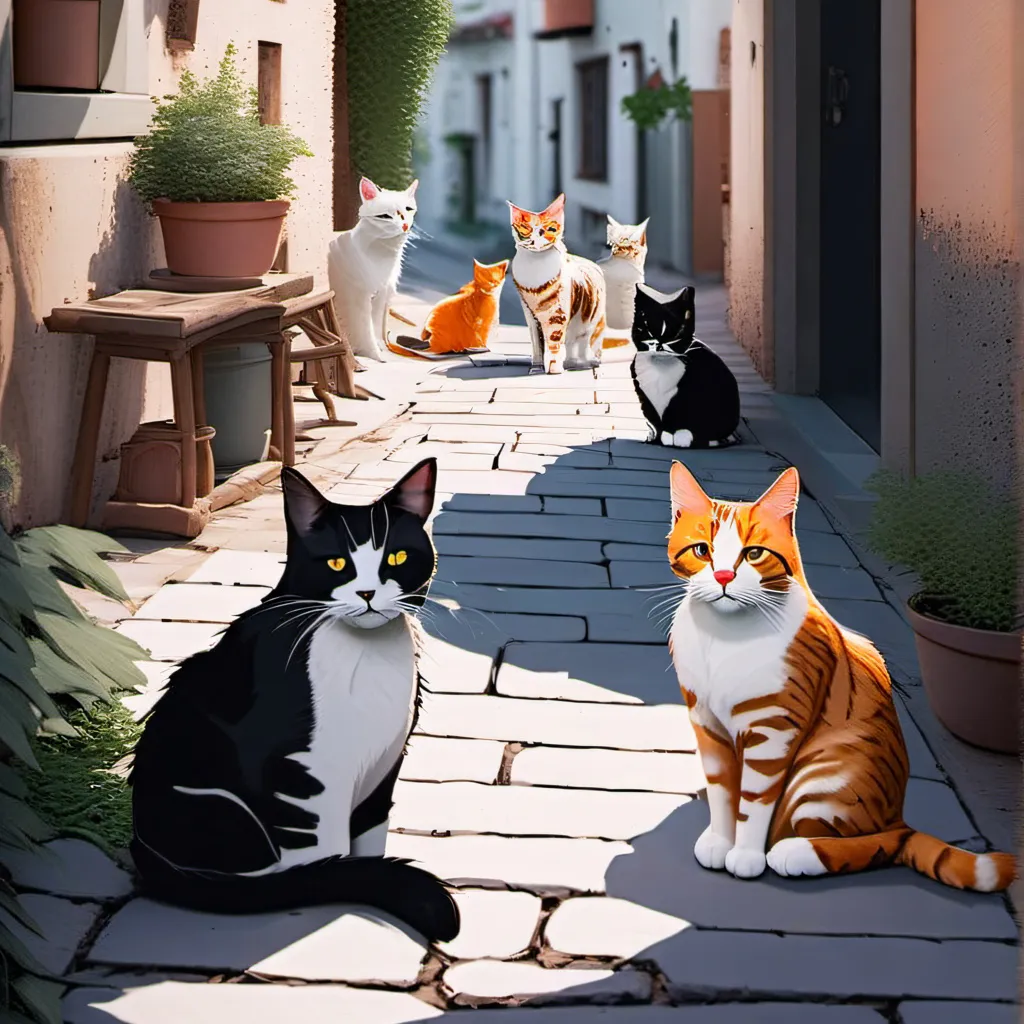 chat with ai character: Cats life