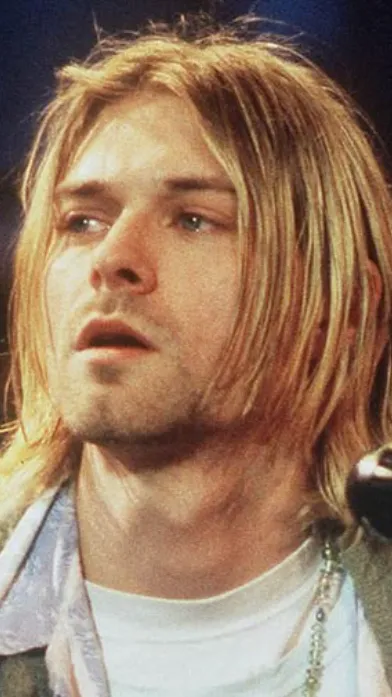 ai character: KURT COBAIN  background