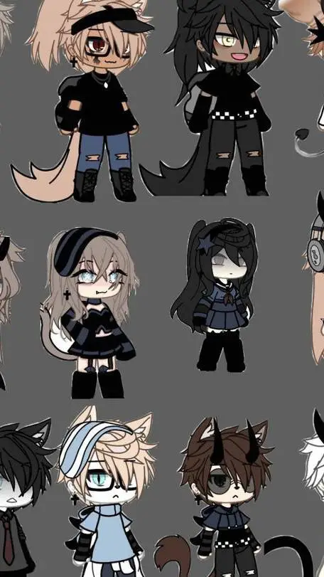 ai character: gacha life background