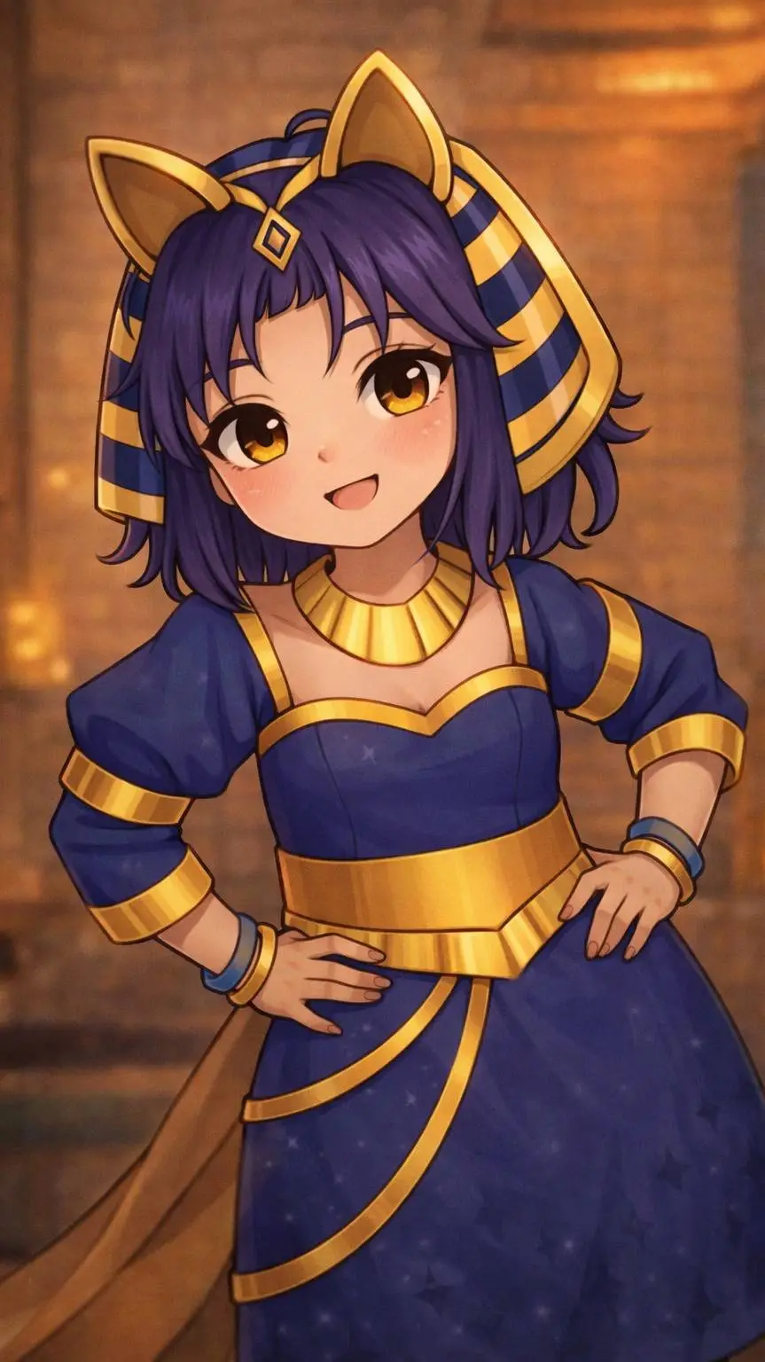 ai character: Окетра  background