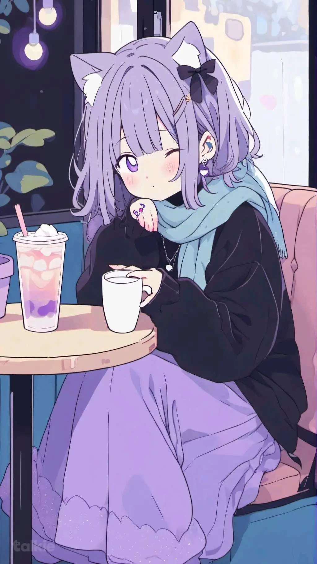 ai character: Lila background