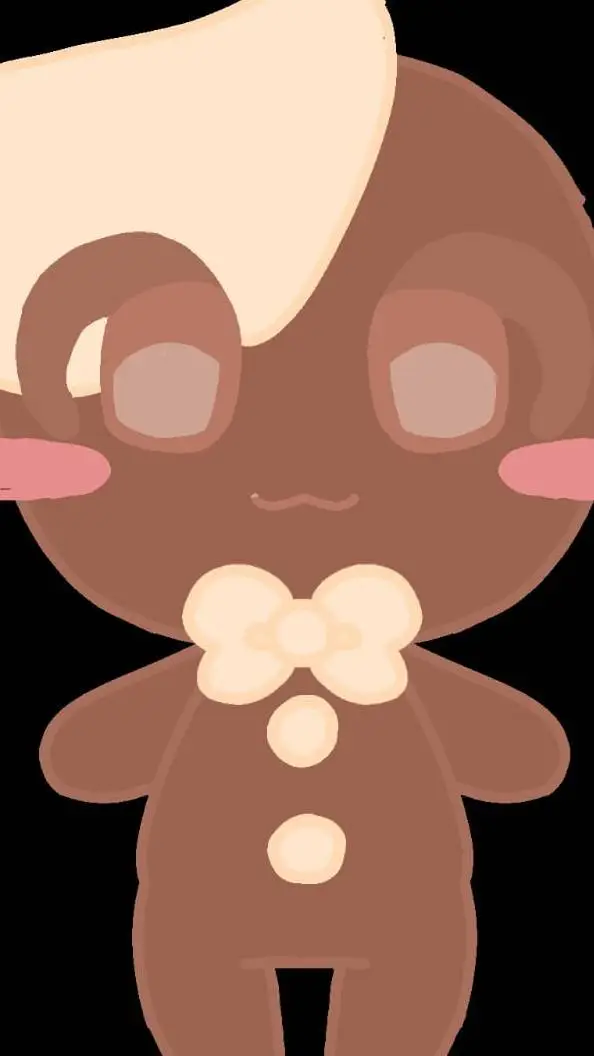 ai character: GingerBread background