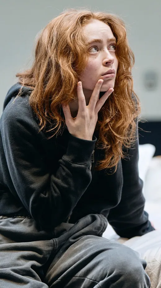 ai character: Sadie sink  background