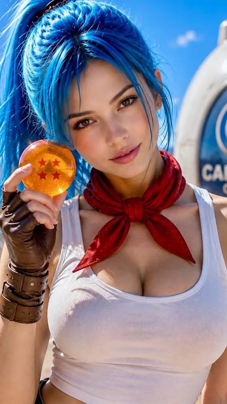 ai character: Bulma background