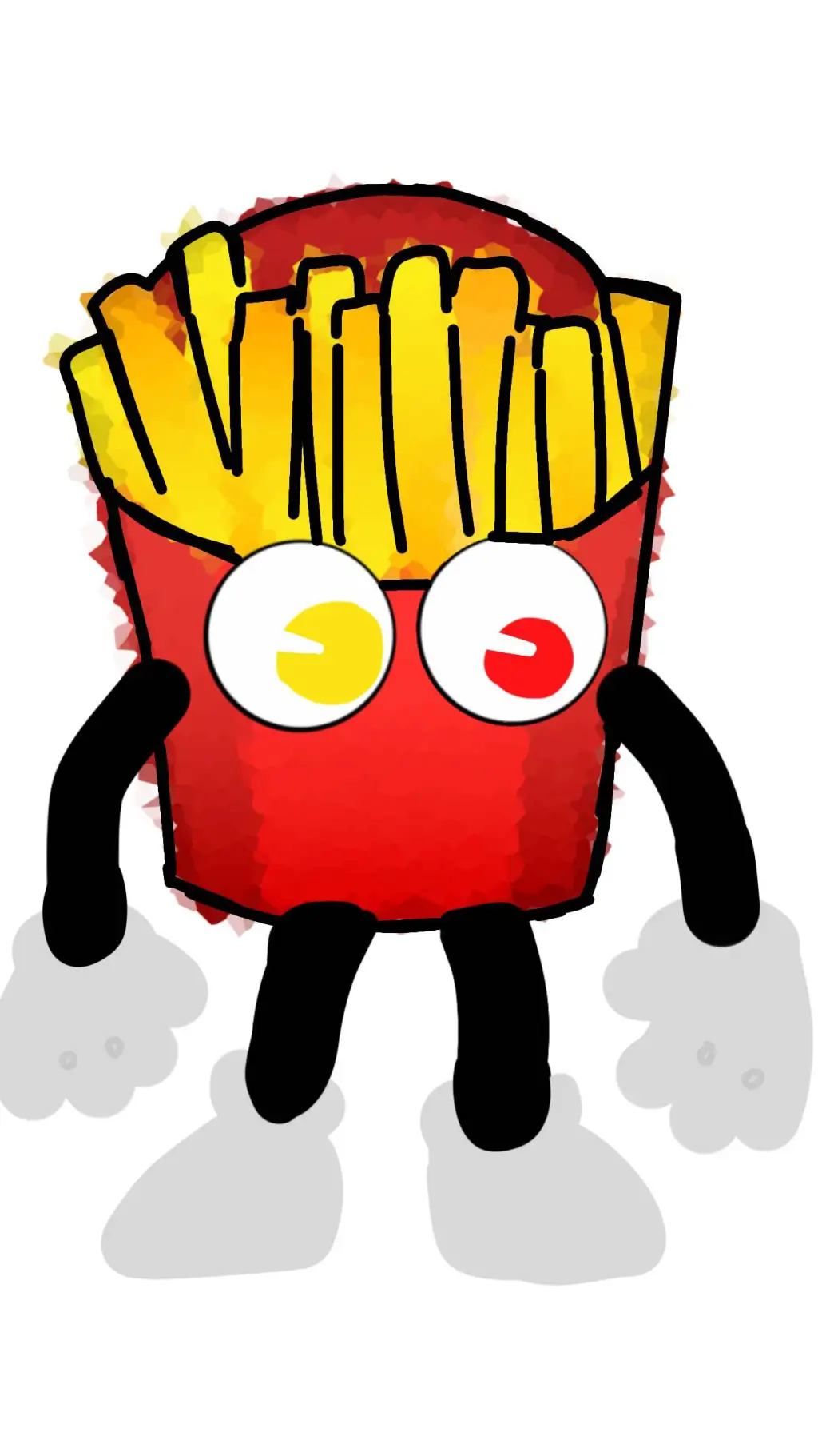 ai character: Sandwich resturant background