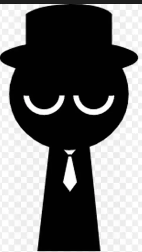 ai character: 🎩Black🎩 background