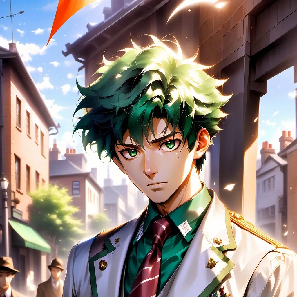 chat with ai character: Tu novio izuku