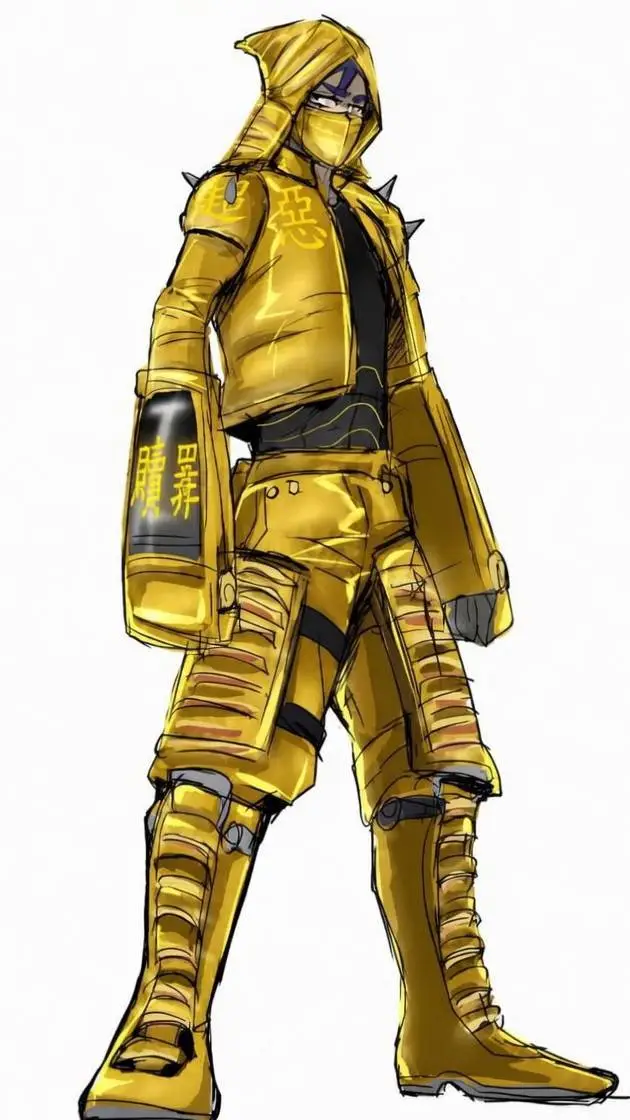ai character: Golden noisy boy  background