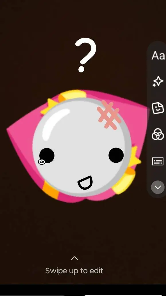 ai character: emoji cat background