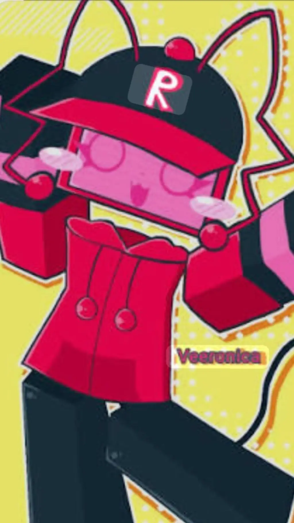 ai character: VEERONICA V1 background