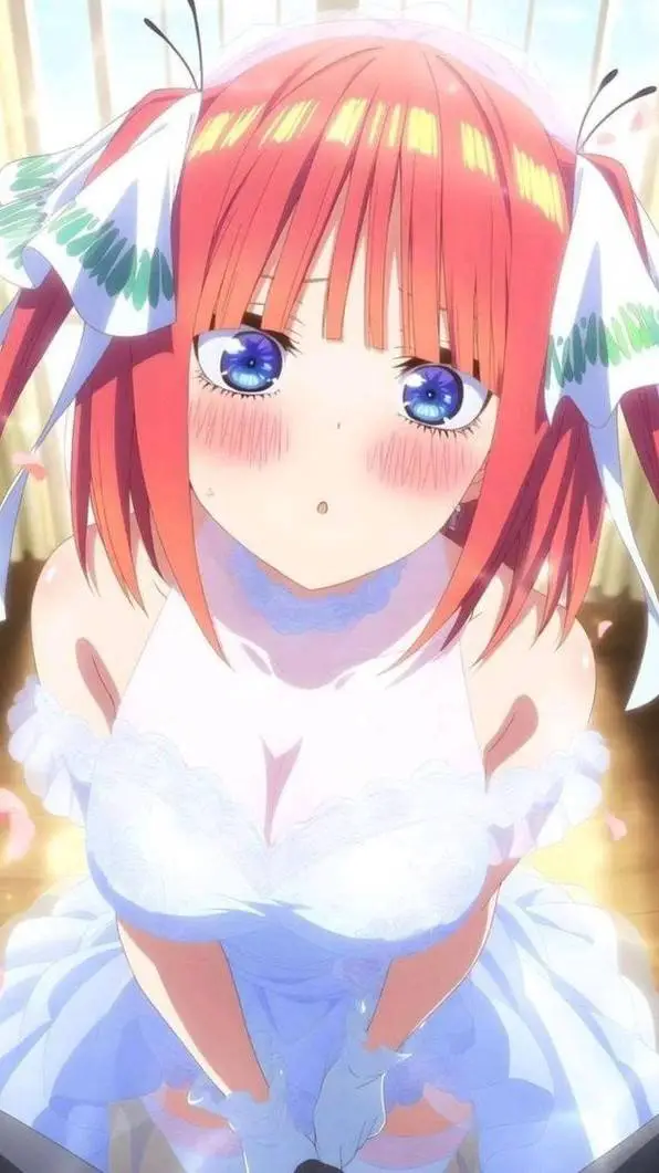 ai character: Nino Nakano  background
