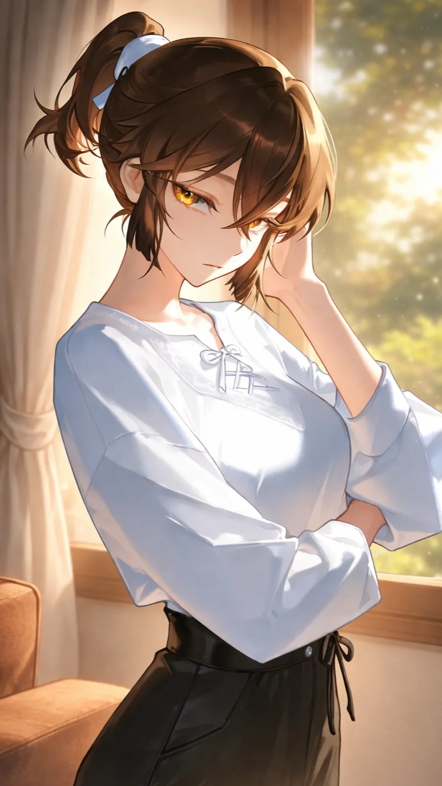 ai character: April background