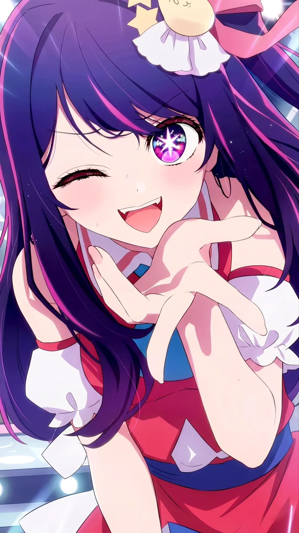 ai character: Ai hoshino  background