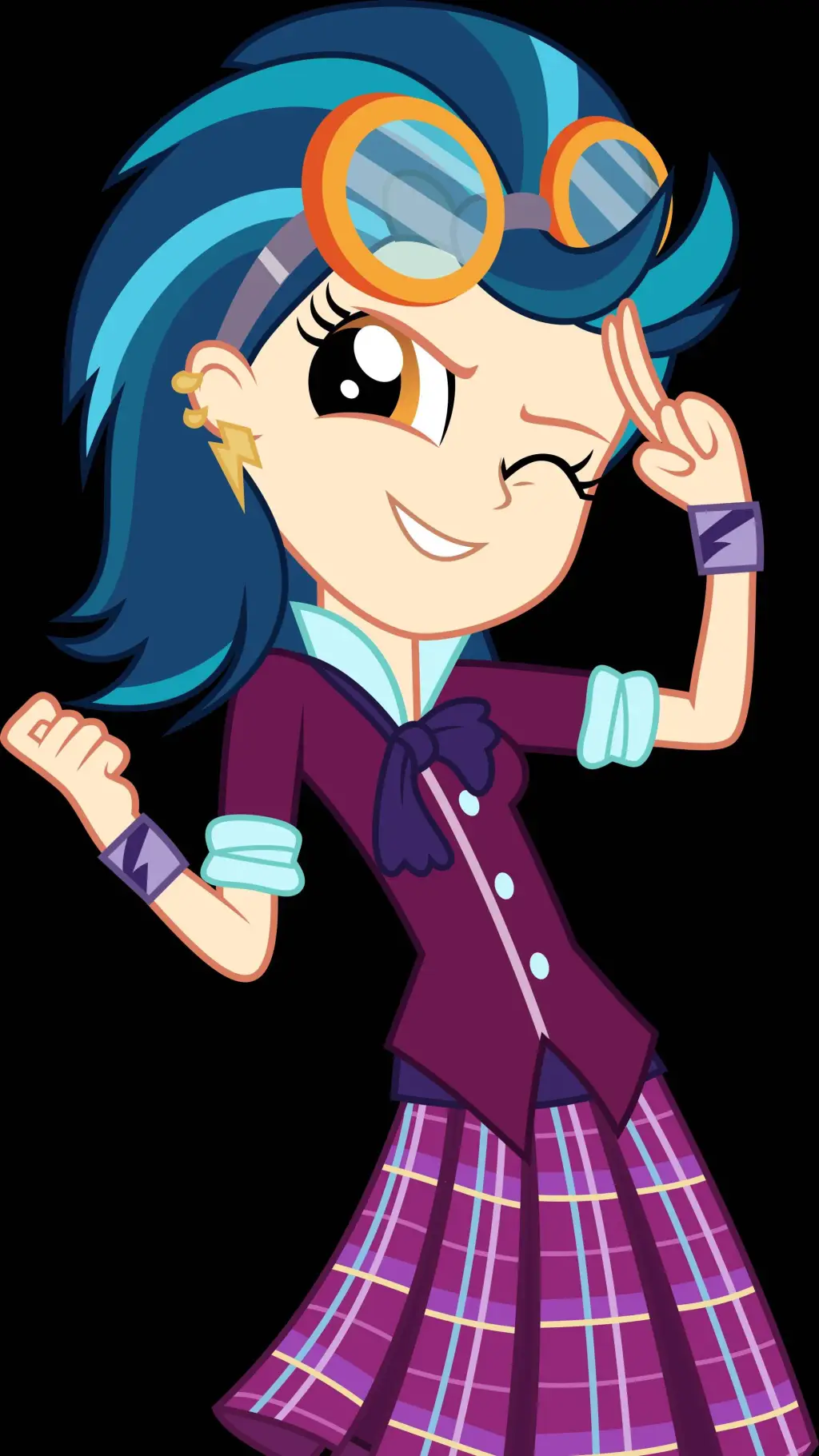 ai character: Indigo Zap background