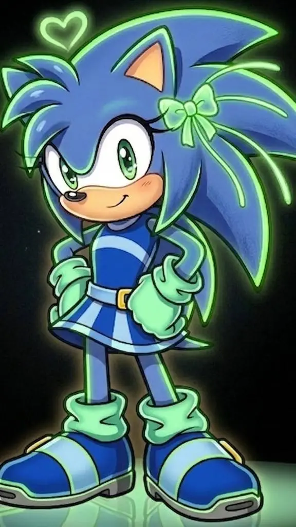ai character: Sela the hedgehog  background