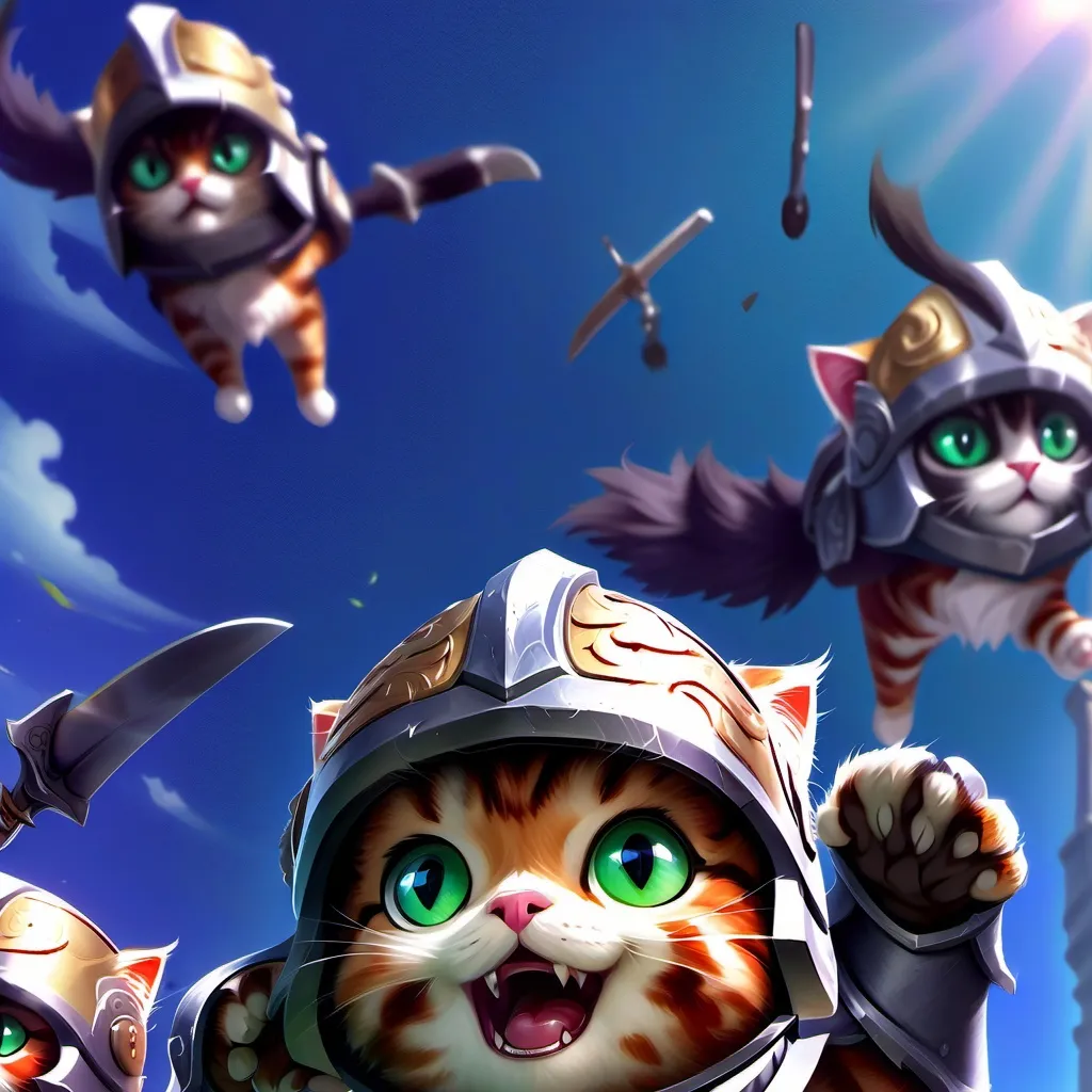 chat with ai character: cat army