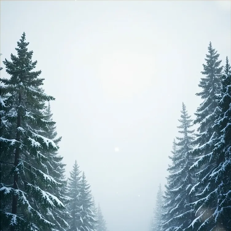 chat with ai character: snowy forest