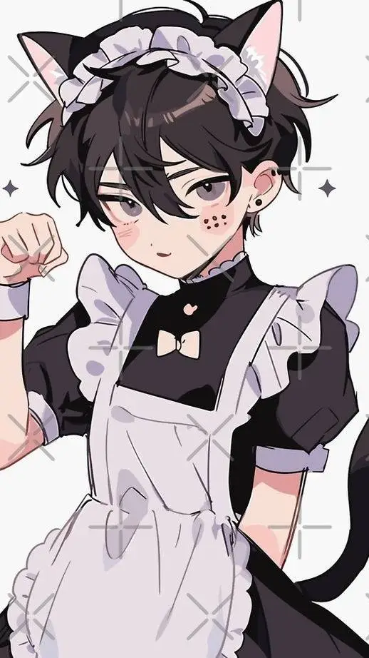 ai character: femboy furry  background