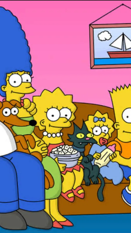 ai character: The simpsons background