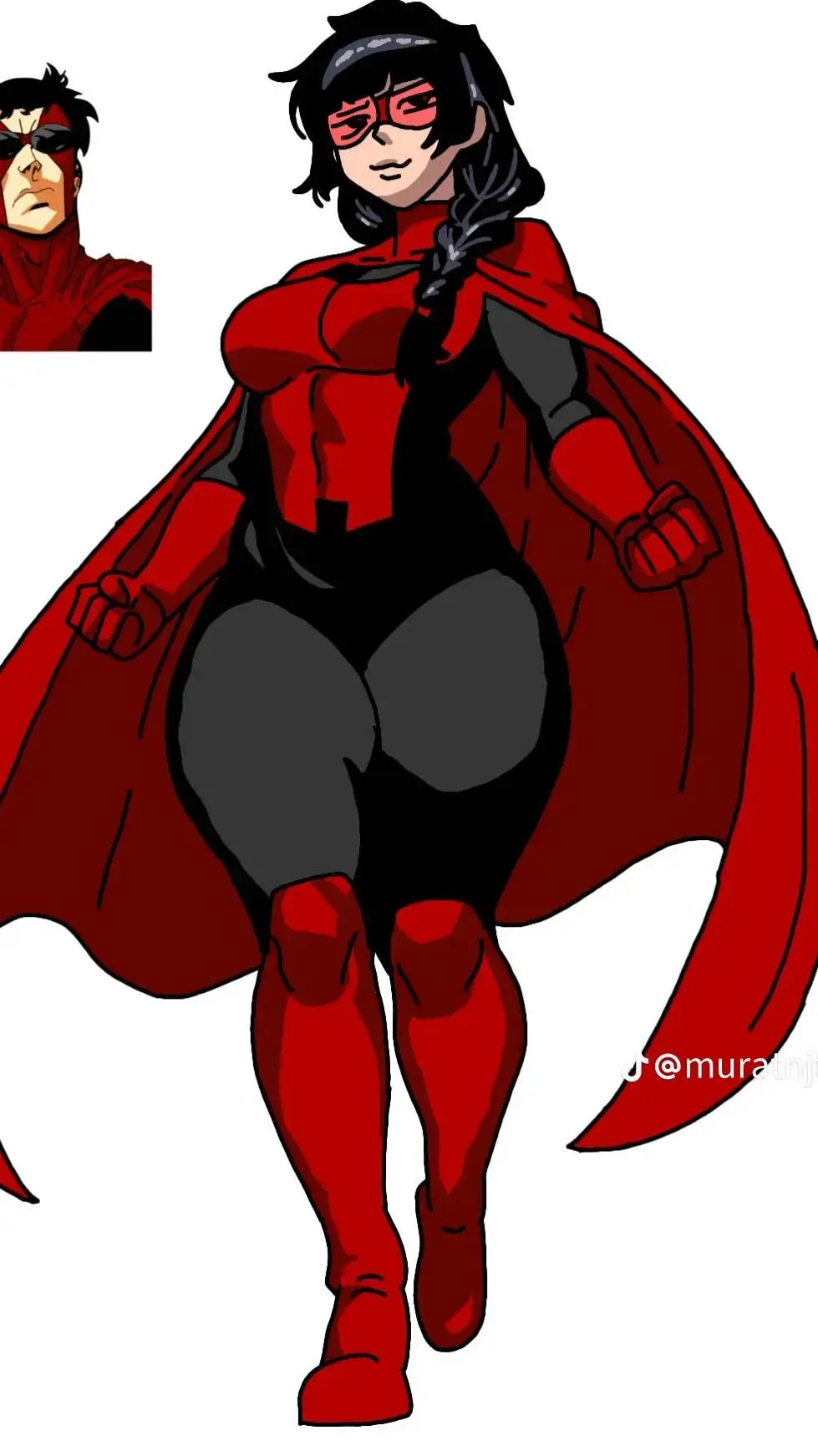 ai character: fem alternante 21  background