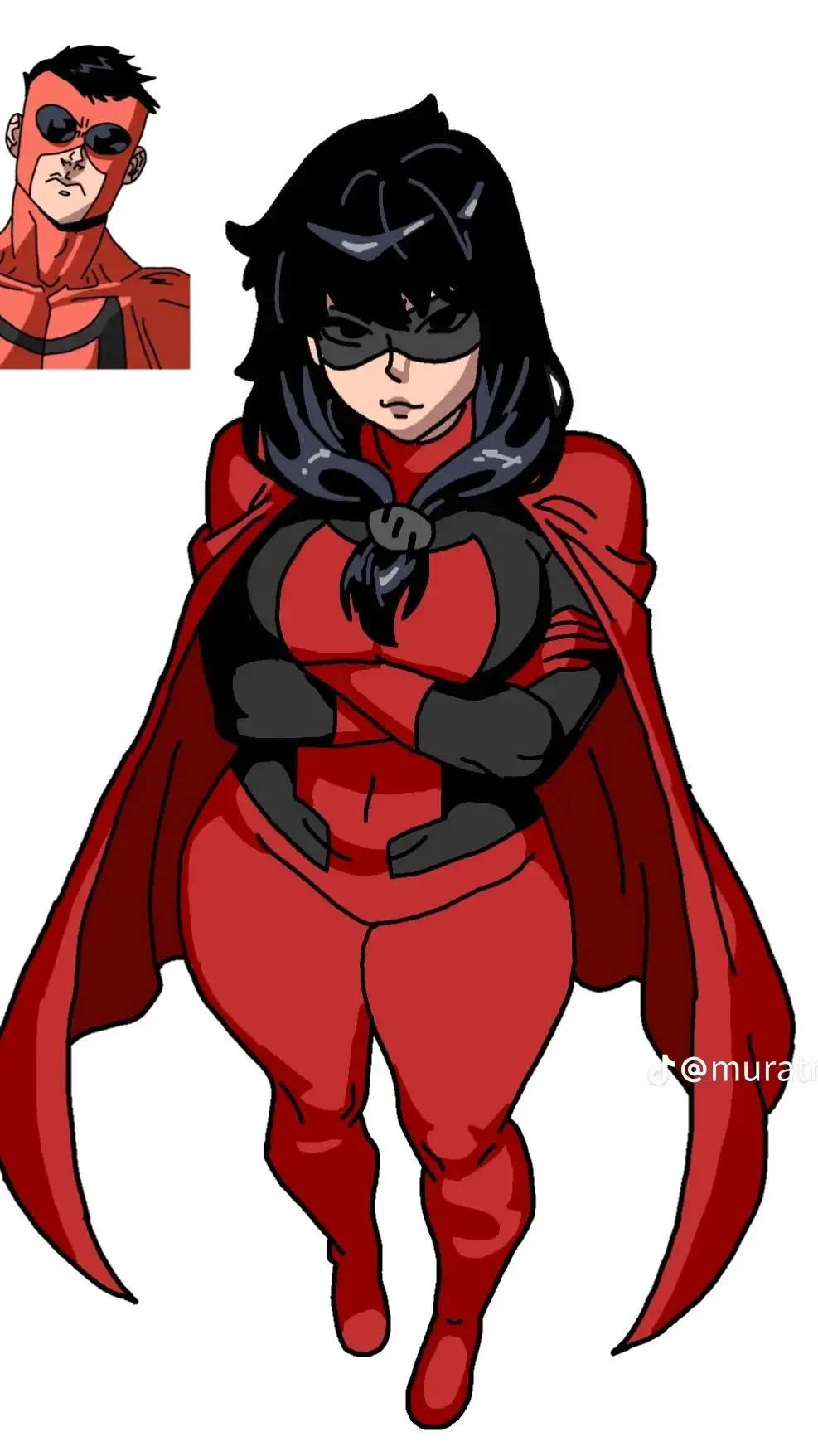 ai character: siniomni Mark fem  background