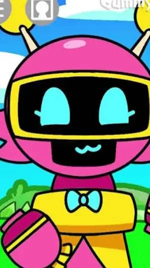 ai character: pinkbot background