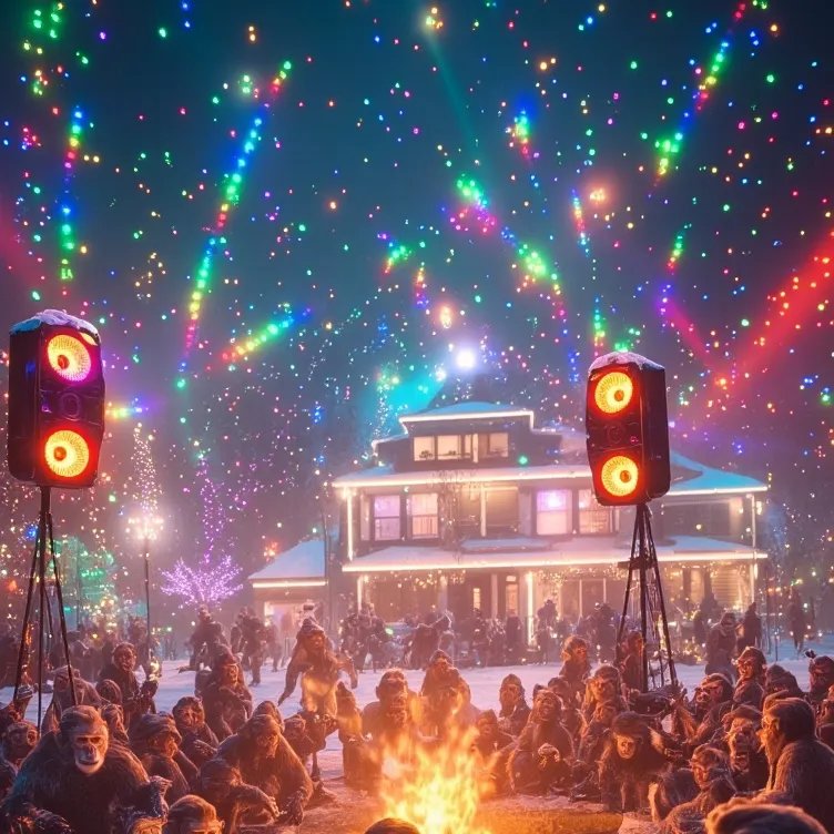 chat with ai character: Monkey party 