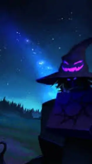 ai character: Azure background