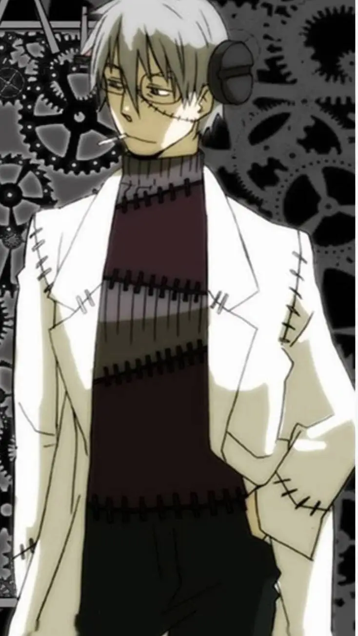 ai character: Franken Stein  background