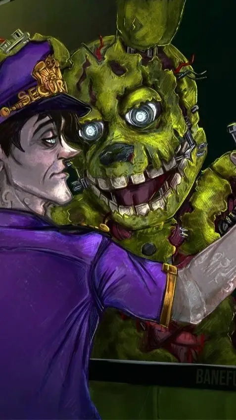 ai character: 😈SPRINGTRAP 🔪 background
