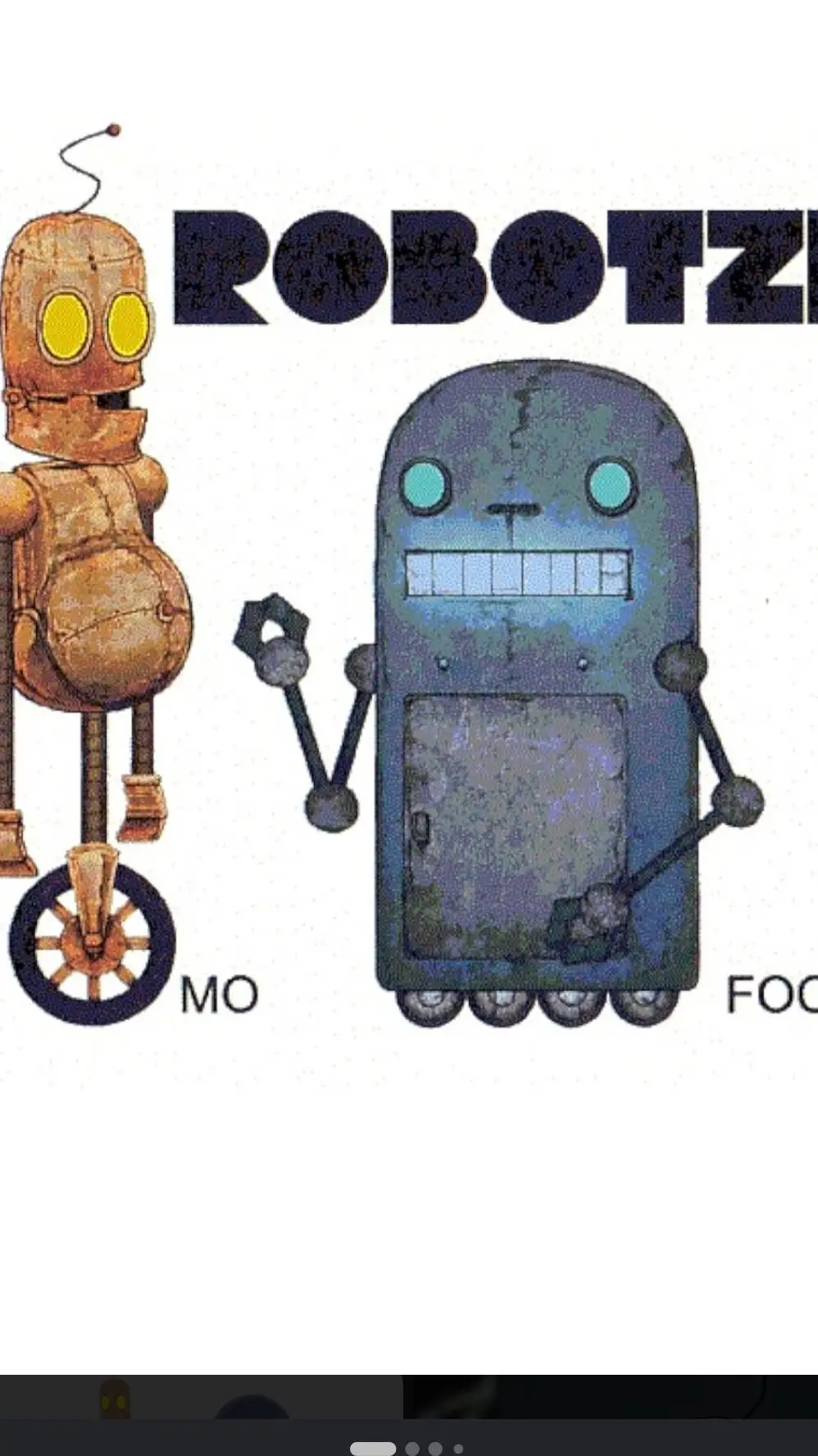 ai character: Robotzi background