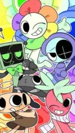 ai character: ¡dandys world!  background