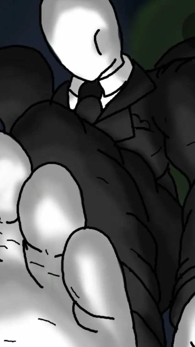 ai character: slendermans feet background