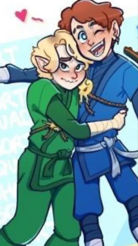 ai character: BLUEMINT!!!! background