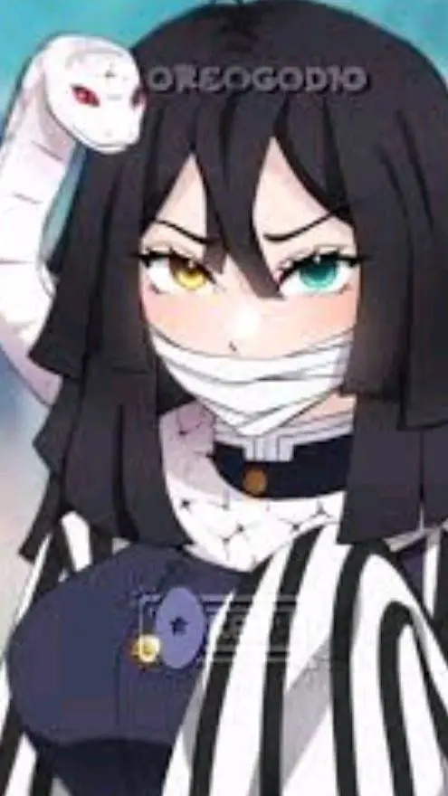 ai character: obanai mujer background