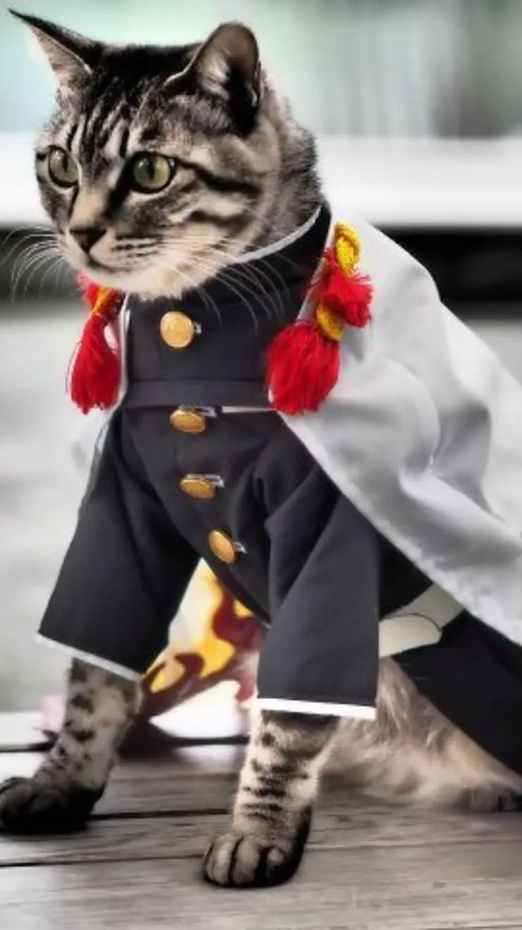 ai character: Rengoku  background